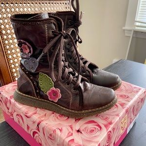 Lelli Kelly Genuine Leather boots US size 12 little kids (4-7yrs) EU size 30